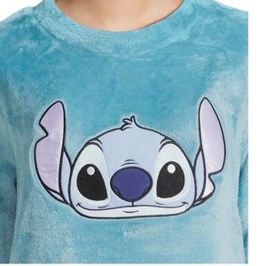 Disney Women's Stitch Long Sleeve Top, Pants and Socks, 3-Piece Gift Set SZ M